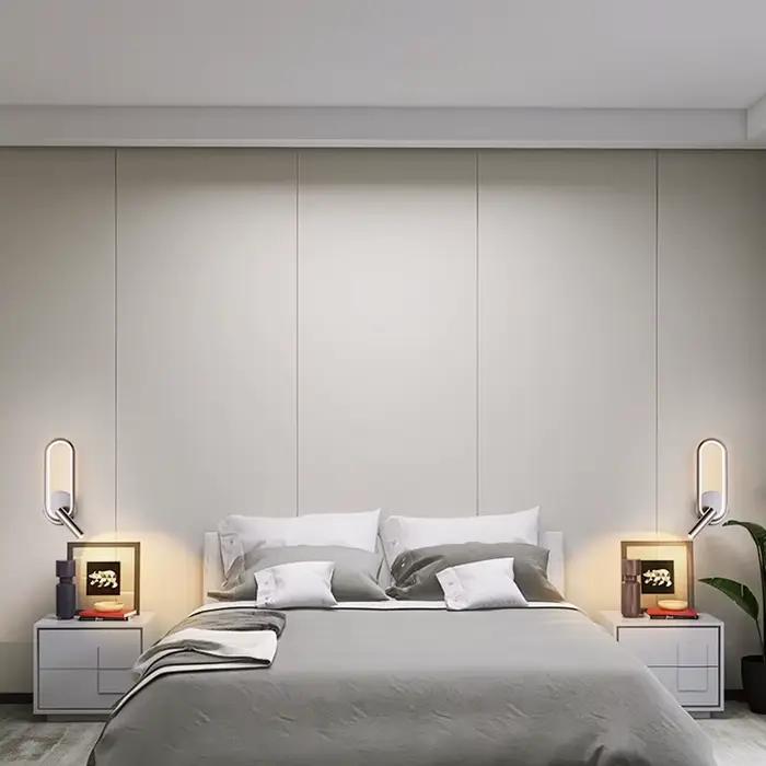 Applique murale rotative avec projecteurs, lampe de lecture de chevet, fond créatif, chambre minimaliste, intérieur, nouveau, 2023