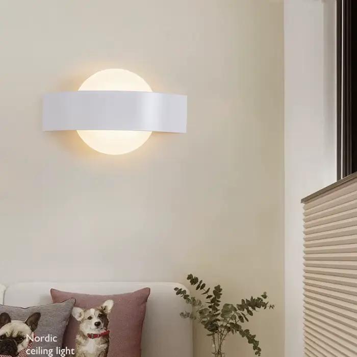 Lampes murales LED en acrylique minimalistes modernes, lampe de chevet pour salon, chambre à coucher, lampe de bureau d'hôtel, éclairage de couloir, lumières décoratives