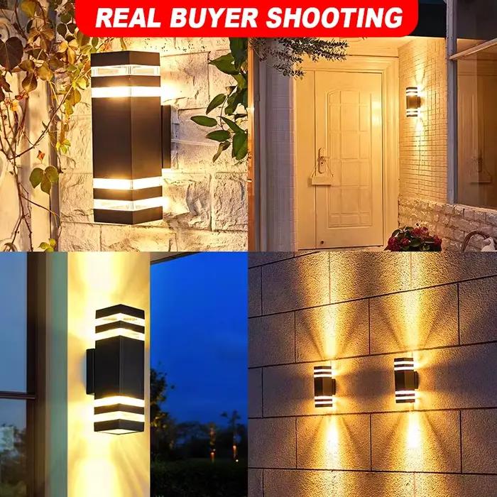 Mur LED lampe décor à la maison E27 applique murale intérieure étanche éclairage extérieur jardin applique pour porche salon cour Led
