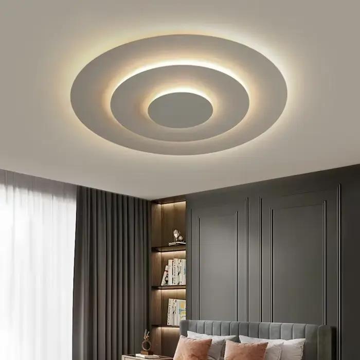 Plafond moderne à LEDs Lustre lampe pour salon salle à manger chambre enfants salle d'étude allée décor à la maison luminaire Lustre