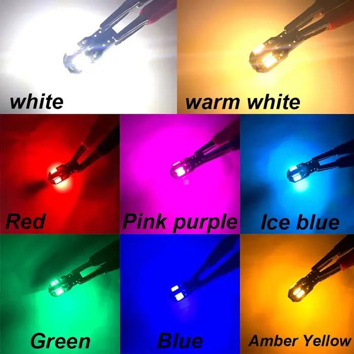 10/20 pièces W5W T10 ampoule LED Canbus 5730 8SMD 4014 26smd 12V 6000K 194 168 LED carte de voiture dôme lumières feu de stationnement lampe de signalisation automatique