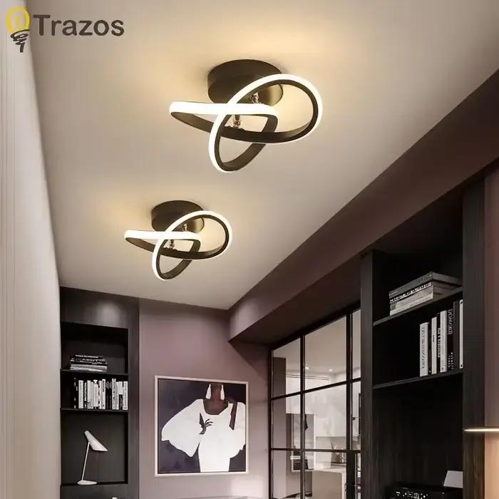 Nordique moderne minimaliste chambre salon couloir lumière entrée lumière personnalisé et créatif balcon plafonnier
