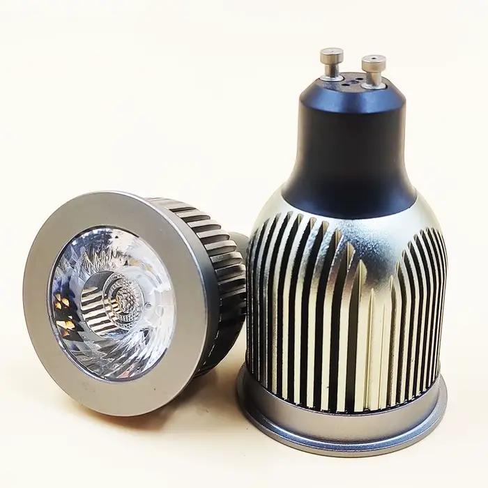GD-Ampoule LED GU10 à faisceau 15 degrés, 7W, 9W, 12W, 15W, Ampoule GU10 AC220V, Ampoule LED Dimmable MR16 12V, Spot LED avec Aluminium Pur