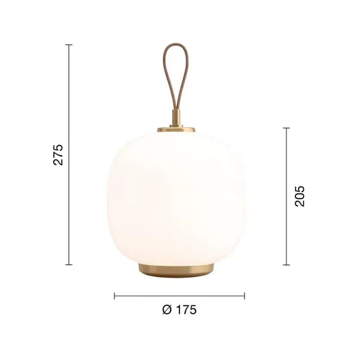 Lampe de bureau portable à chargement sans fil pour extérieur et chambre, lumière d'ambiance, design simple