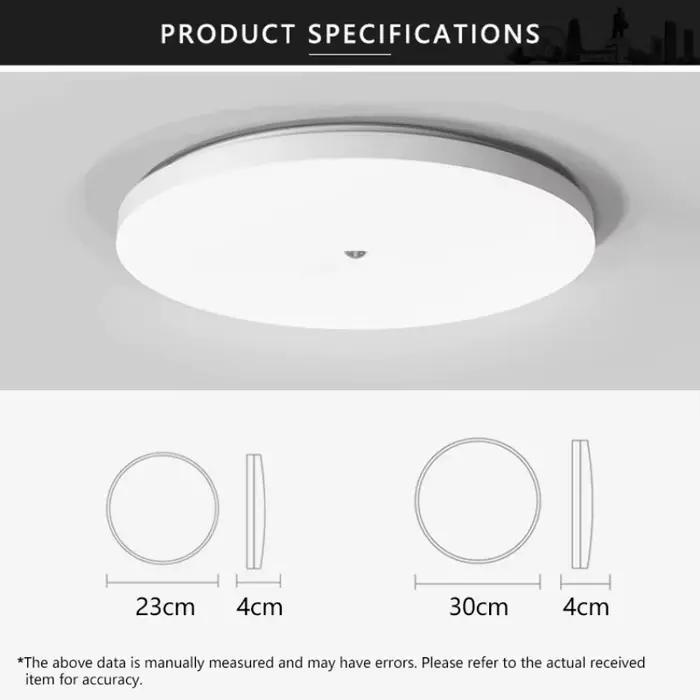 Plafonnier LED avec capteur de mouvement