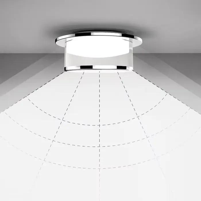 Spot lumineux LED encastrable en cristal