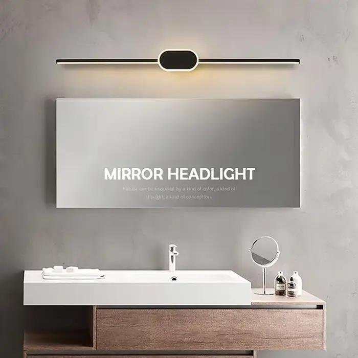 Applique murale de salle de bain en aluminium, trois couleurs, pour chambre à coucher moderne, éclairage LED pour maquillage, lampe de chevet, éclairage mural d'ambiance