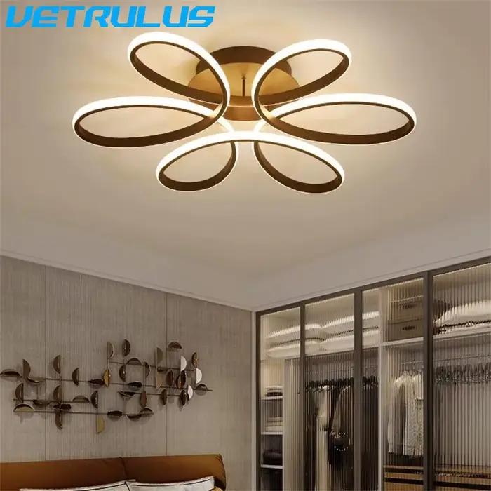 Plafonnier LED en Acrylique au Design Moderne