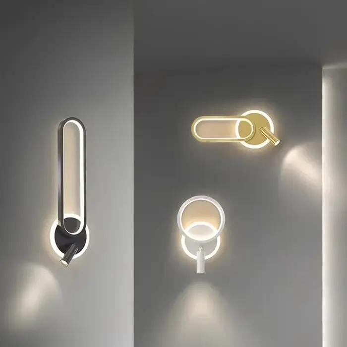 Applique murale LED moderne pour salon chambre chevet salle d'étude escalier allée minimaliste applique murale créative décor à la maison Lustre