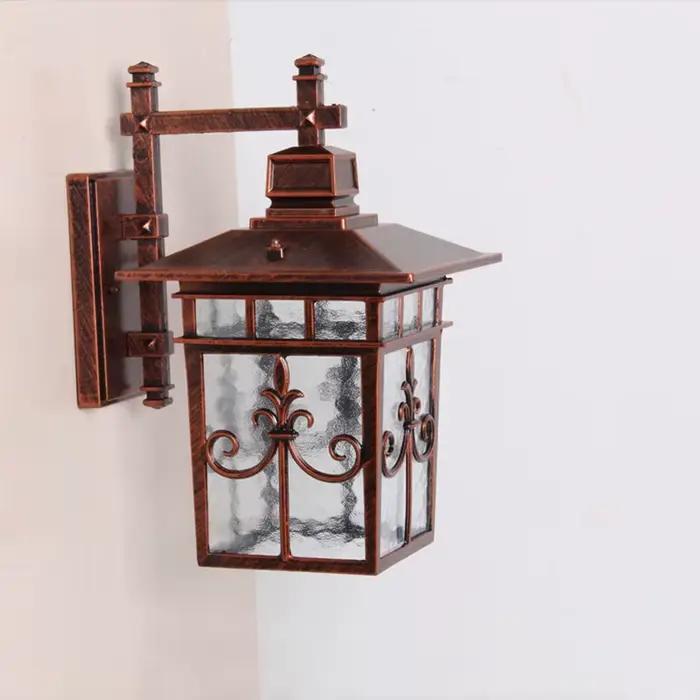 Applique Murale en Verre à Motif d'Eau en Aluminium, pour Pavillon, Porte, Colonne, Couloir, Allée, délégations, Jardin, Villa