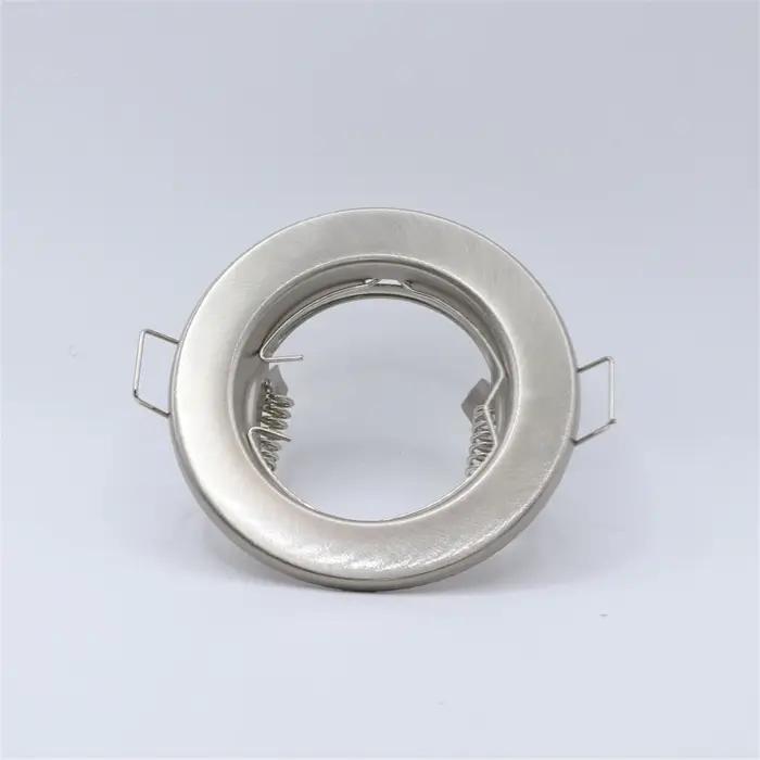 Support de cadre de Downlight LED, trou de coupe réglable, raccord de 60mm, plafonnier encastré, Spot GU5.3 MR16, luminaire d'ampoule modifiable