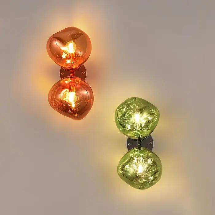 Lampes murales nordiques à double extrémité pour chambre à coucher, chevet, allée, étude, balcon, décoration intérieure moderne et luxueuse avec éclairage LED de qualité