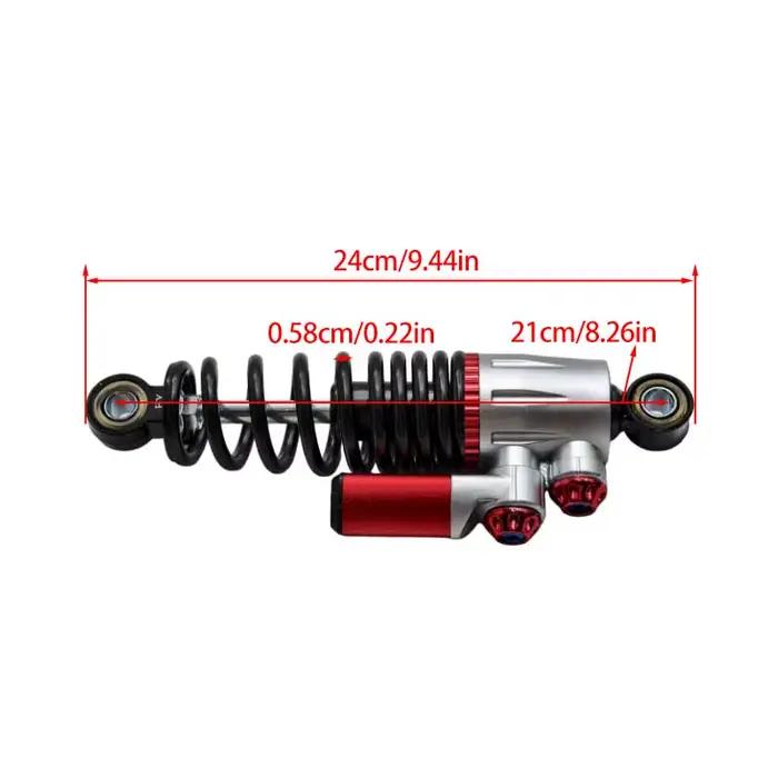 Amortisseur arrière à azote réglable, suspension à amortissement hydraulique pour la modification de scooter électrique Citycoco