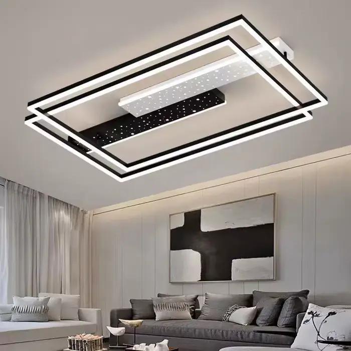 Lustres modernes pour salon chambre éclairage intérieur Intelligent LED monté au plafond décoration maison luminaire suspendu