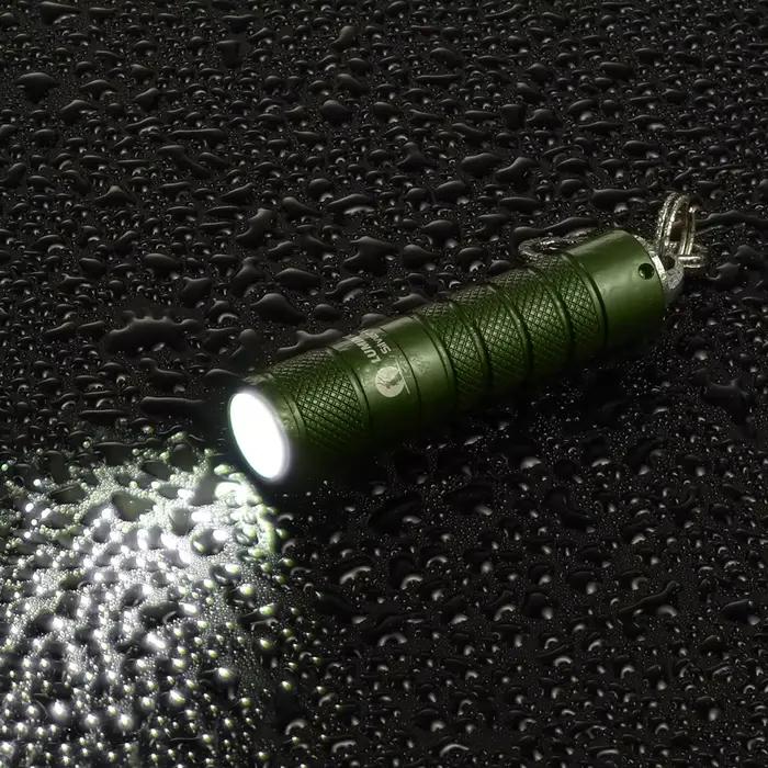 Lampe torche porte-clés Lumintop Silver Fox 14500, lampe torche AA, 760 lumens, mode turbo avec queue magnétique