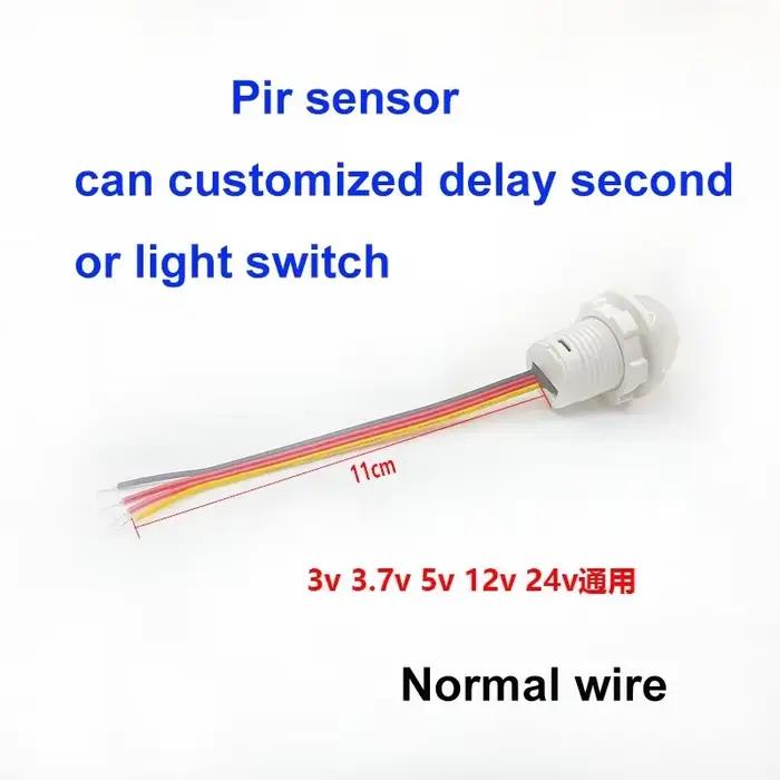 Commutateur de capteur de mouvement pour maison intelligente, détecteur IR marche/arrêt automatique 5V/12V/24V pour bandes lumineuses LED, armoire, escaliers, placard