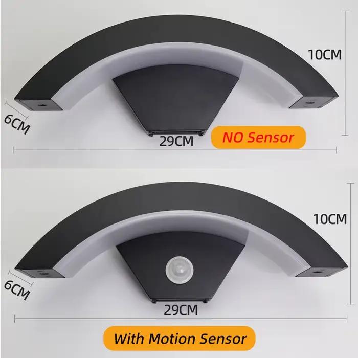 Applique murale LED avec Détecteur de Mouvement, Étanche IP65, Lampe pour Maison, Salon, Couloir, Jardin, Terrasse, Balcon Occasions Spéciales