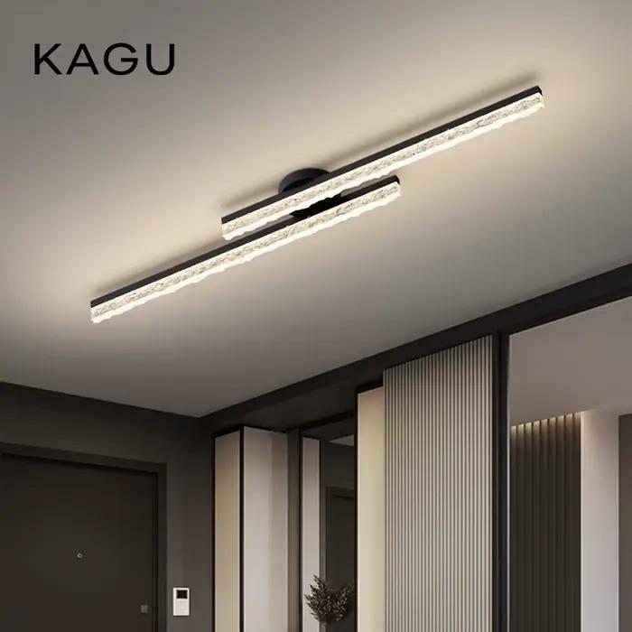 Plafonnier LED moderne avec protection oculaire, pour chambre à coucher, salon, balcon, décoration, éclairage réglable