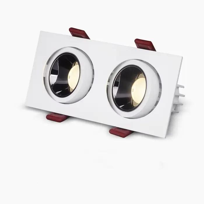 Spot Lumineux LED Encastrable avec Angle Réglable pour le Plafond