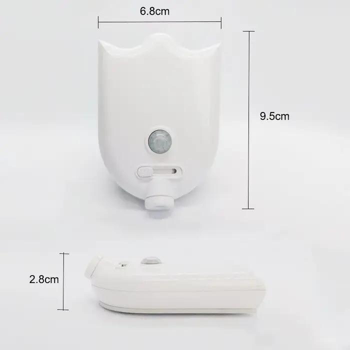 Lampe de projection de toilette avec capteur de mouvement créatif veilleuse led rétro éclairage de siège de cuvette pour femme occasions spéciales design moderne élégant sécurité nuit économie énergie