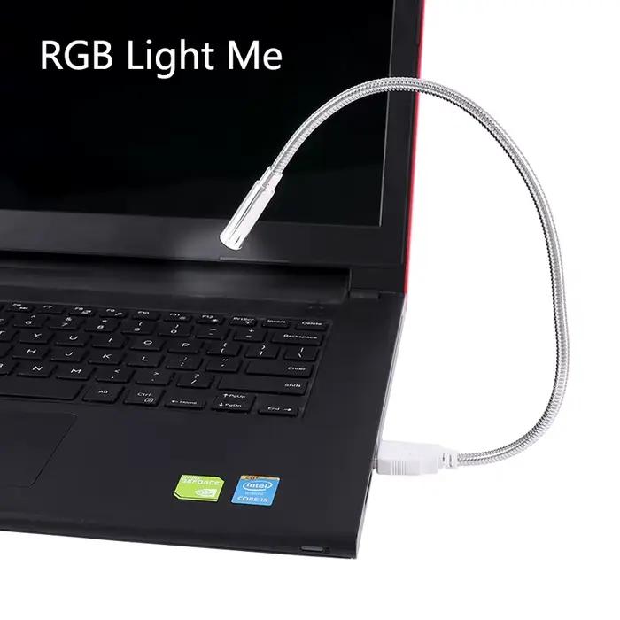 Lampe de Lecture LED Portable Flexible Réglable USB pour Ordinateur Portable Clavier Occasions Spéciales Travail Lecture Nocturne Concentration Économie Énergie Protection Yeux