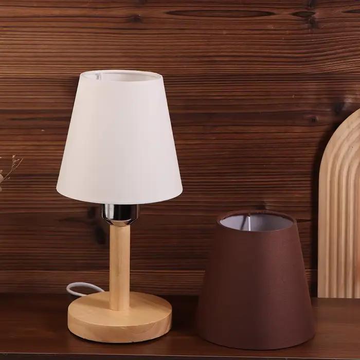 Abat-jour en tissu plafonnier couverture