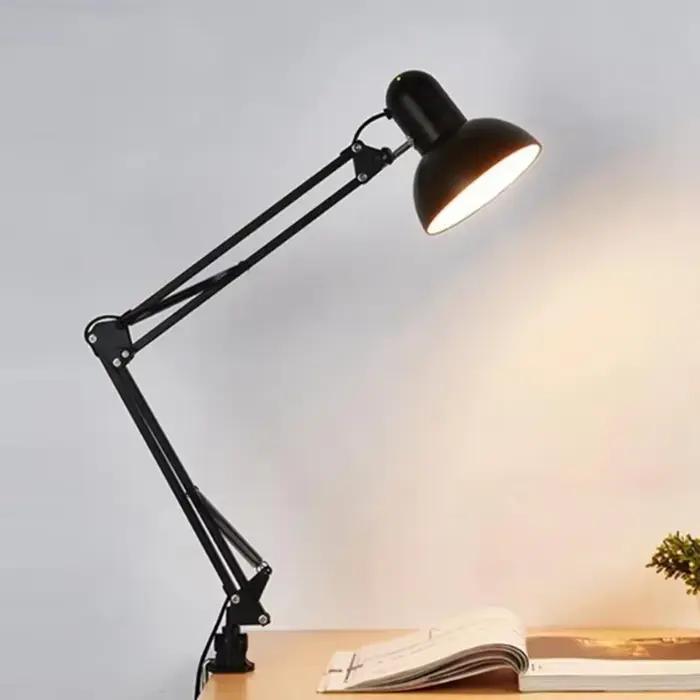 Lampe de lecture pour la protection des yeux, petite lampe pliable télescopique à clipser, veilleuse pour chambre, bureau, salle d'étude, lampe de bureau