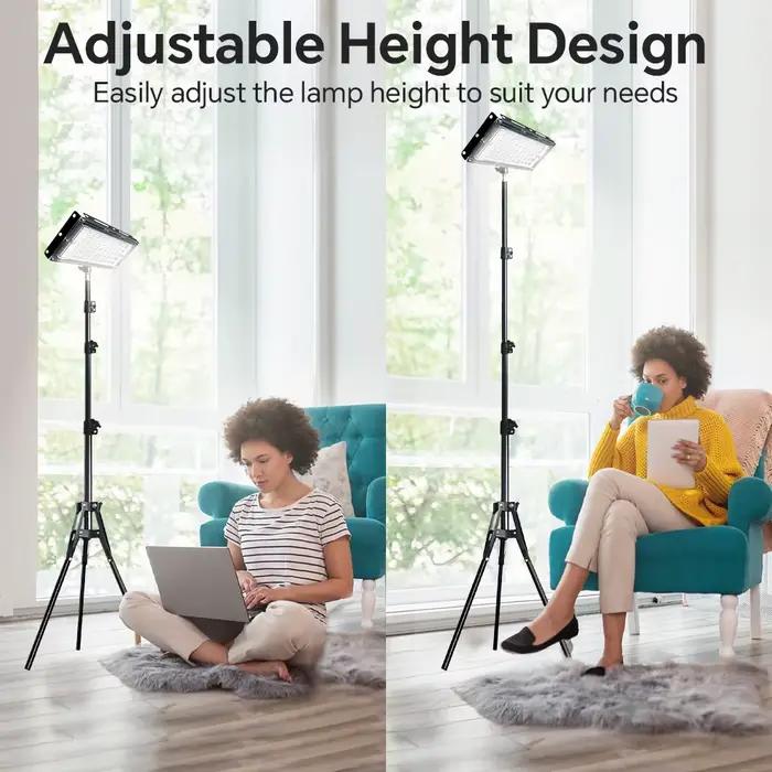 Lampadaire LED avec minuterie