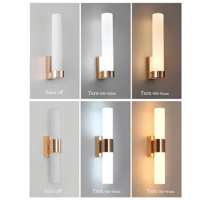 Applique murale LED en acrylique au design moderne