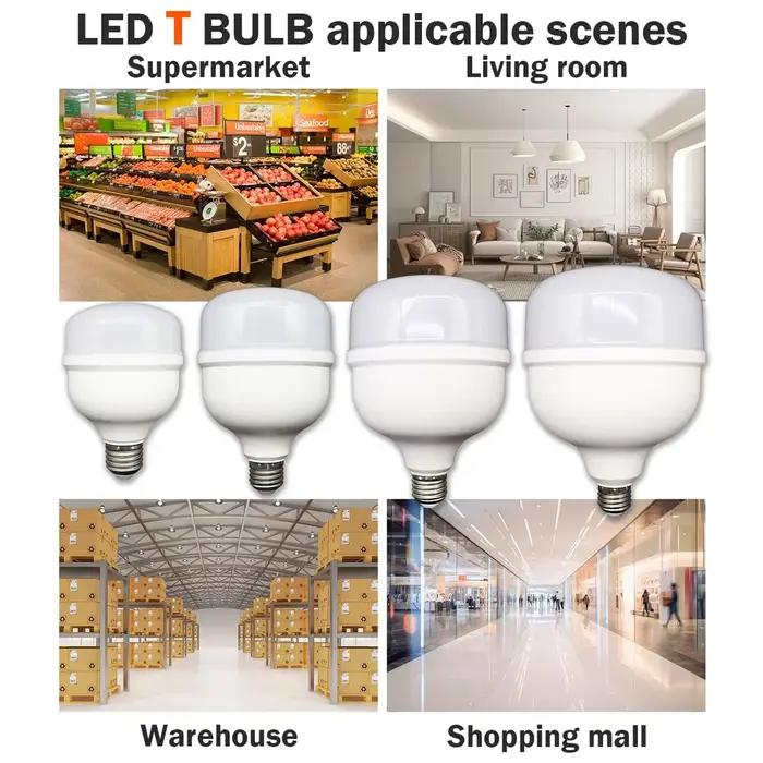 Ampoule LED super lumineuse 50W 5000lm, 1 à 5 pièces, AC 110V 220V E27, lampe LED, éclairage pour la maison, le salon