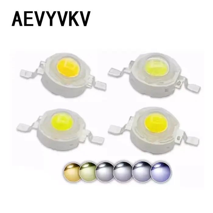 5 pièces 1W 3W 5W LED haute puissance blanc froid blanc naturel blanc chaud RGB rouge vert bleu jaune Source de lumière