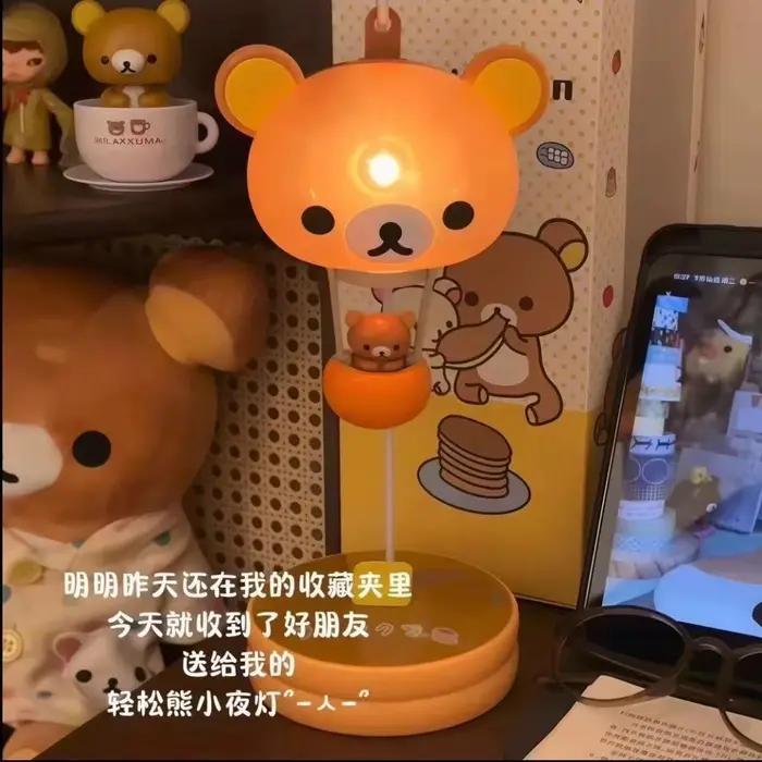 Nouvelle lampe de nuit Rilakkuma mignonne