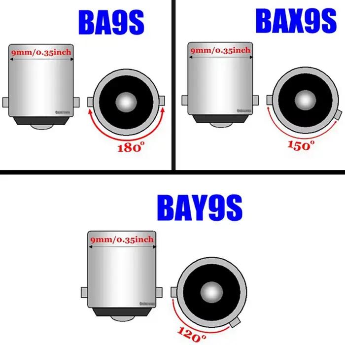 BA9S-Ampoules LED super lumineuses pour voiture, lampe de lecture breton, lampe de stationnement automatique, ampoules de plaque de planificateur, 12V, T11, H6W, T4W, BAY9S, 2 pièces