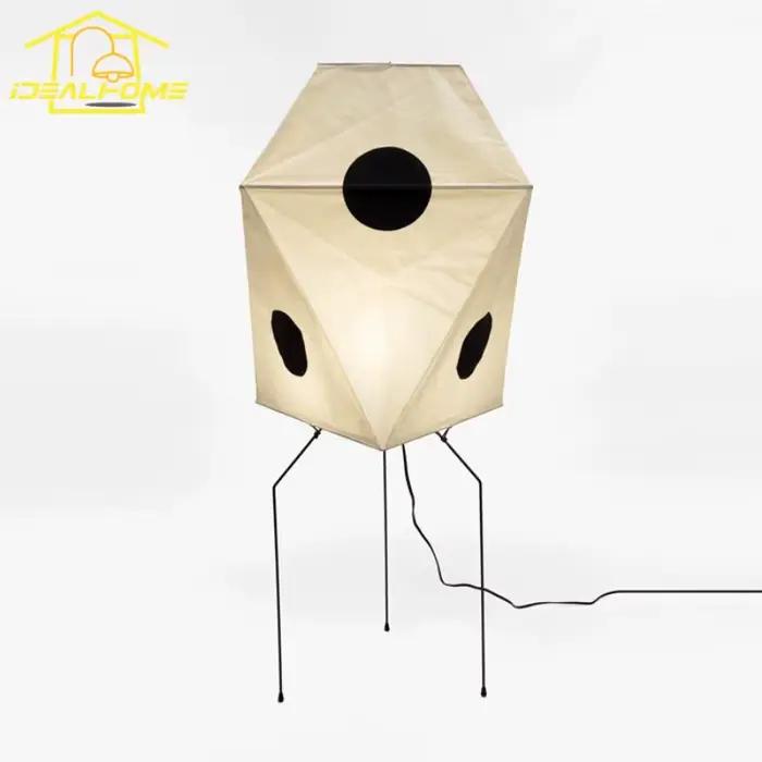 Japonais Wabi-sabi Akari Noguchi Yong lampadaire LED E27 design papier de riz support lampe Art décor maison salon/salle de thé canapé café