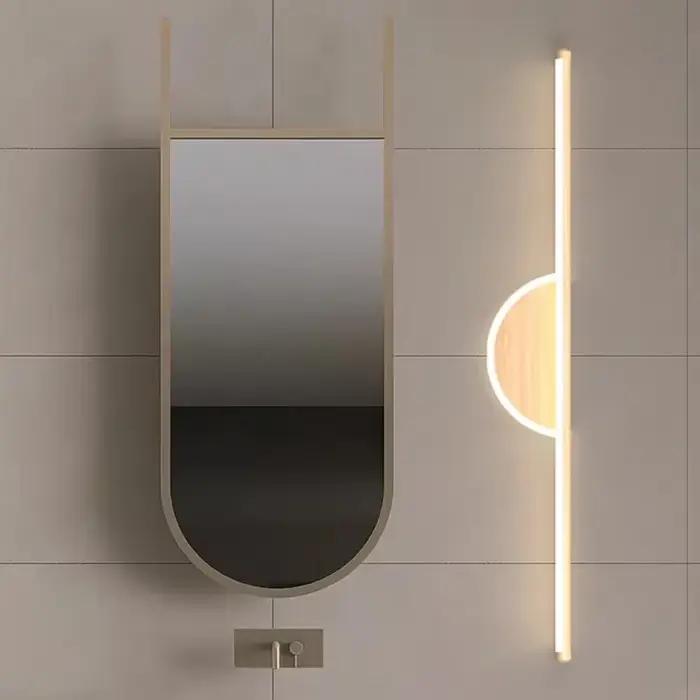 Applique murale LED moderne pour miroir de salle de bain, éclairage de maquillage pour cuisine, salon, chambre, couloir, luminaire décoratif