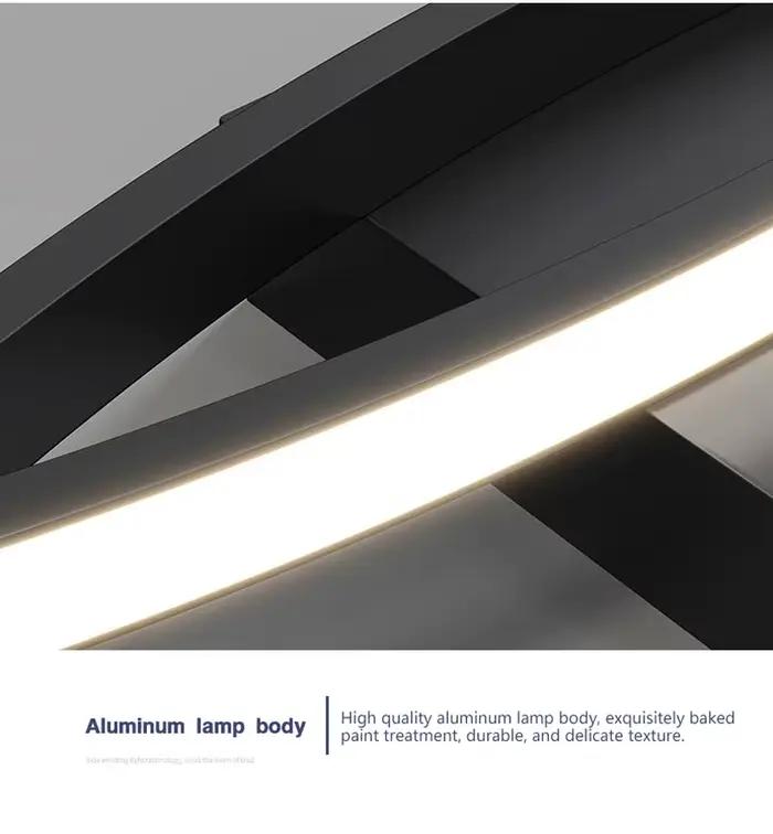 Appliques murales intérieures à LED pour chambre à coucher, chevet, haut et bas, lampes murales à LED, luminaires pour fond de canapé, éclairage intérieur noir