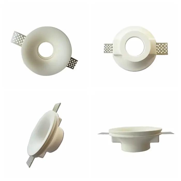 Spot Lumineux LED Encastrable en pouvez-vous pse, Sans Bords, Antireflet, Éclairage d'Nik, Idéal pour un Salon, une Chambre à Coucher ou un Couloir, GU10