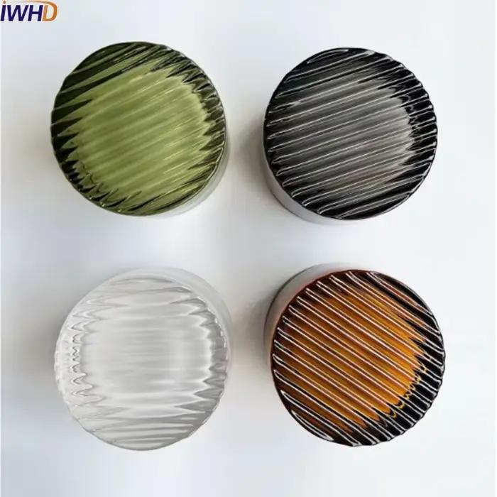 SuffHD-Applique murale LED en verre, 4 couleurs, étanche, chambre à coucher, salon, miroir d'hôtel, lumières d'escalier, applique murale moderne