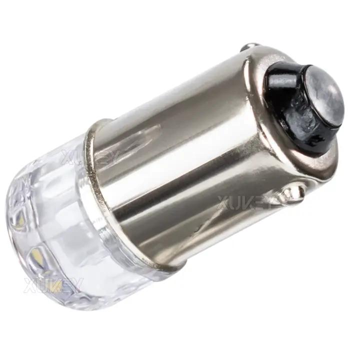 Ampoules LED BA9S non polarisées, 4 pièces, universelles, blanches, BA9 BA9S 53 1895 64111 T4W SMD pour feux latéraux, feux de courtoisie, feux de lecture