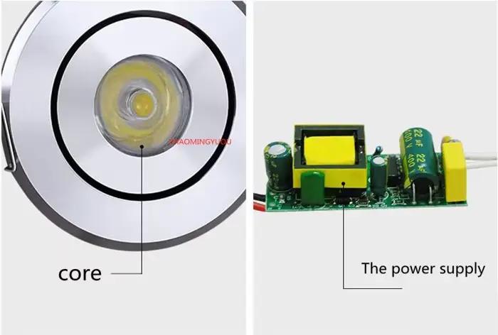 Mini spot LED encastrable 3W 5W