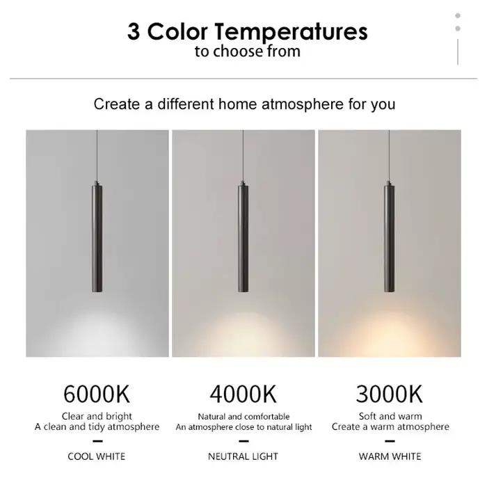 Lampes suspendues LED nordiques pour fond de télévision cuisine AC85-265V ligne réglable noire lustre suspendu luminaire