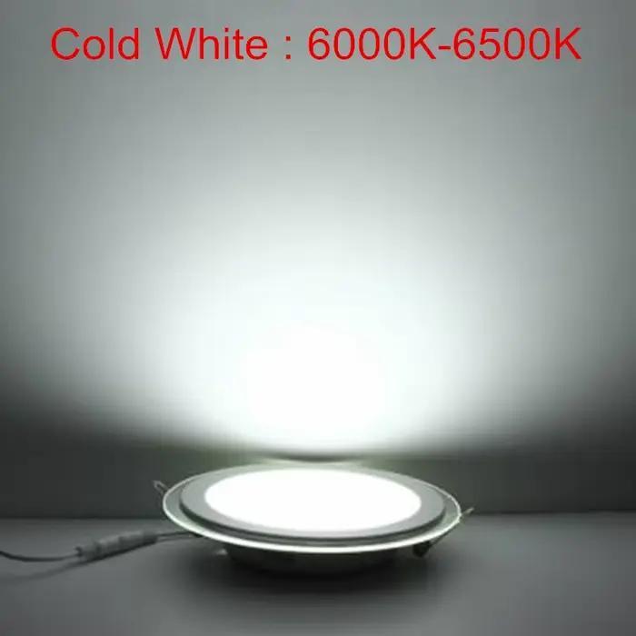 Spot Lumineux LED Encastrable en Verre Carré ou Rond