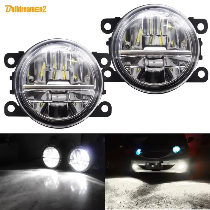 Phare antibrouillard LED pour pare-chocs avant de voiture, phare antibrouillard, Nissan Atofinder Frontier, Xterra Note, Interstar, Navara, Sentra, Pixo, Scalp, DRL, 30W, 2 pièces