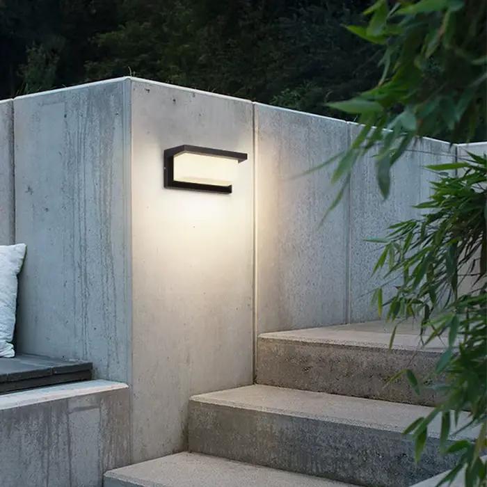 LED applique extérieure IP65 étanche Radar capteur de mouvement applique porche balcon cour lumière extérieure décor lumière AC85-265V