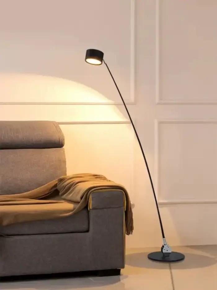 Davide Groppi Sampei lampadaire Led longue pôle Spot
