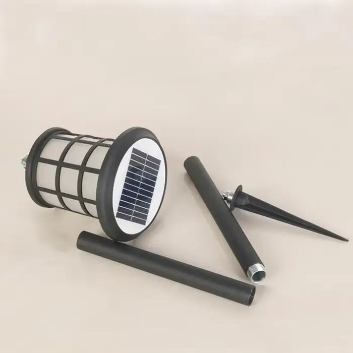 Lampe solaire de sol extérieure, imitation flamme, sans fil, pour jardin, pelouse