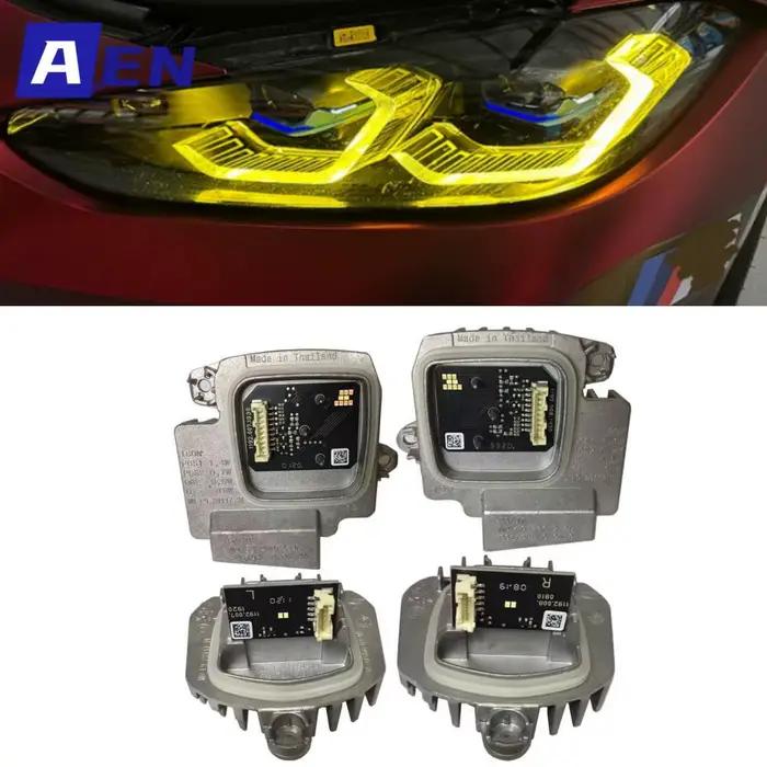 Modules LED G82 jaune citron DRL pour BMW M3 M4 G22 G23 G26 G80 G83 430i M440i, phare Laser, feux de jour, 2021 2022