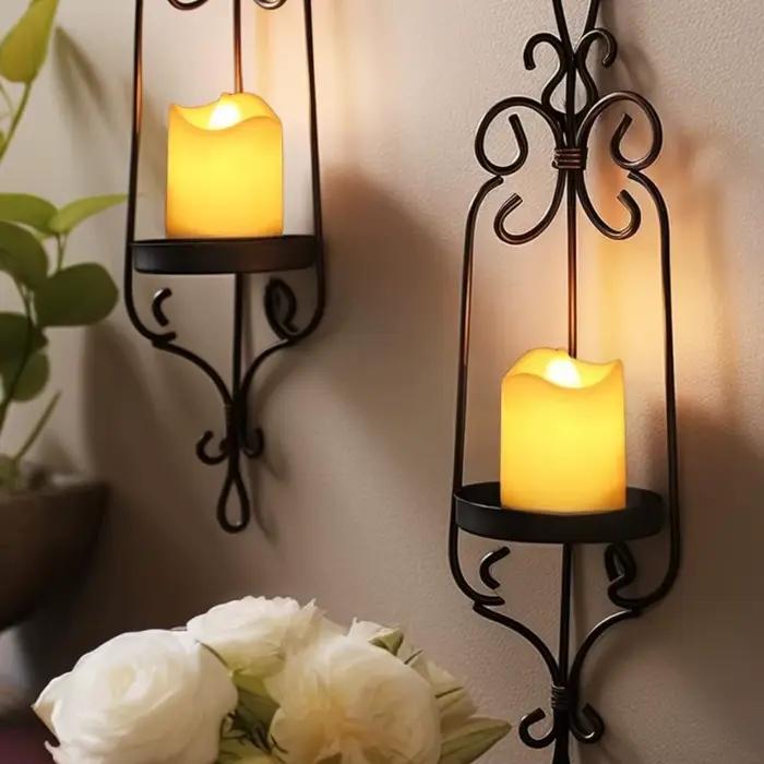 24/48 pièces sans flamme LED bougies alimenté par batterie souhaitant créatif lampe à thé blanc chaud Halloween mariage décoration de noël