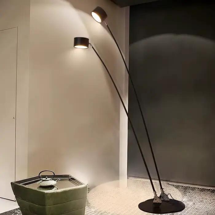 Davide Groppi Sampei lampadaire Led longue pôle Spot