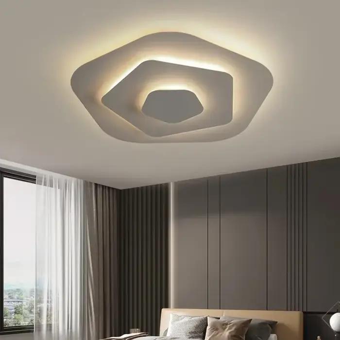 Plafond moderne à LEDs Lustre lampe pour salon salle à manger chambre enfants salle d'étude allée décor à la maison luminaire Lustre